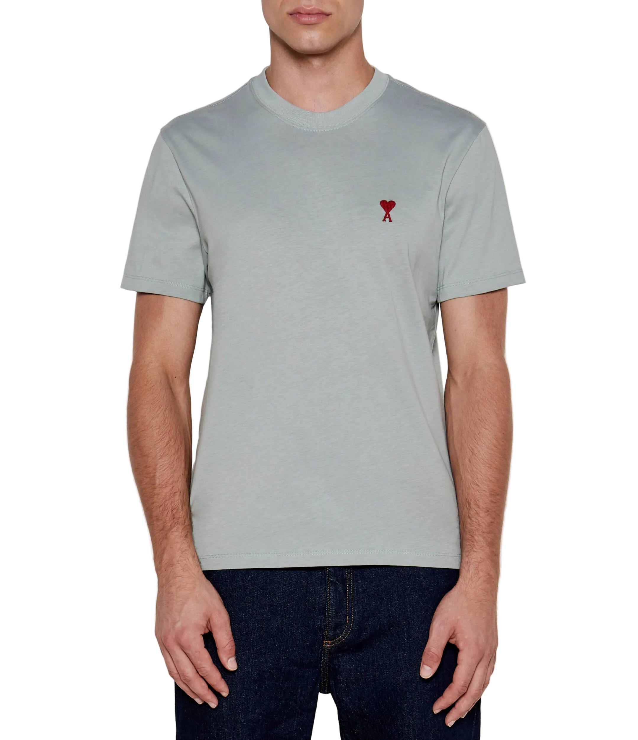 Fitted T-Shirt Ami De Coeur – Ami Paris – Clay Blue