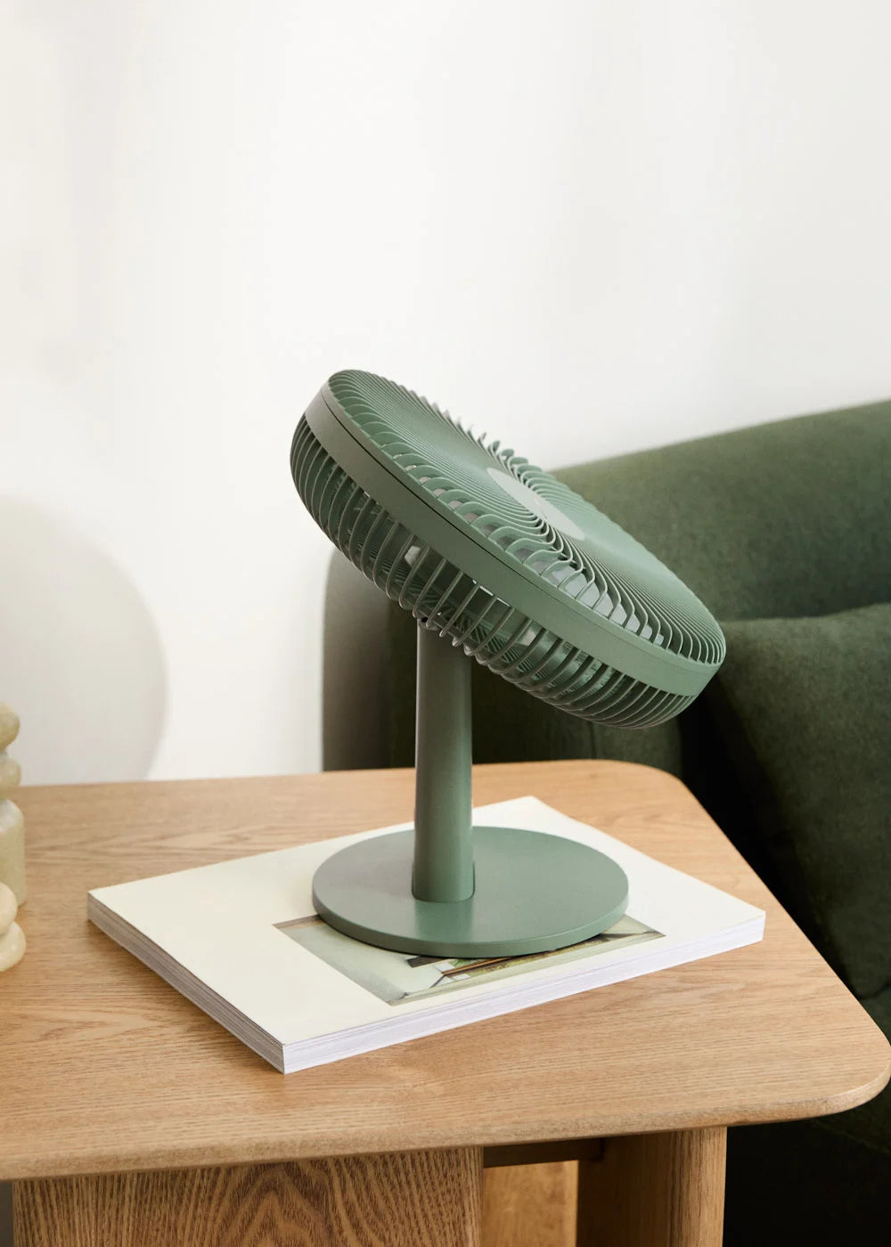 Air Dual Compact - Ventilador de mesa y pared recargable de 10 W - Salvia