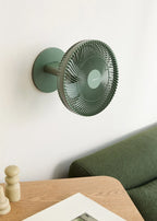 Air Dual Compact - Ventilador de mesa y pared recargable de 10 W - Salvia