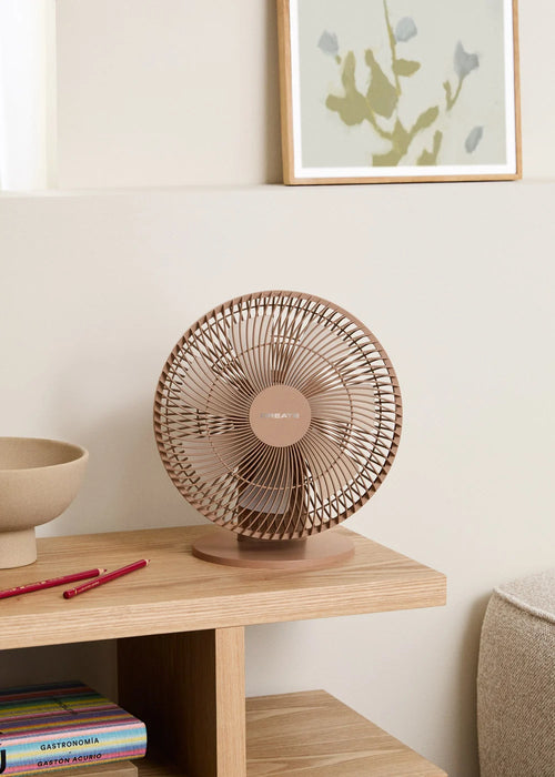 Air Dual Compact - 10W Rechargeable Table & Wall Fan - Mocha