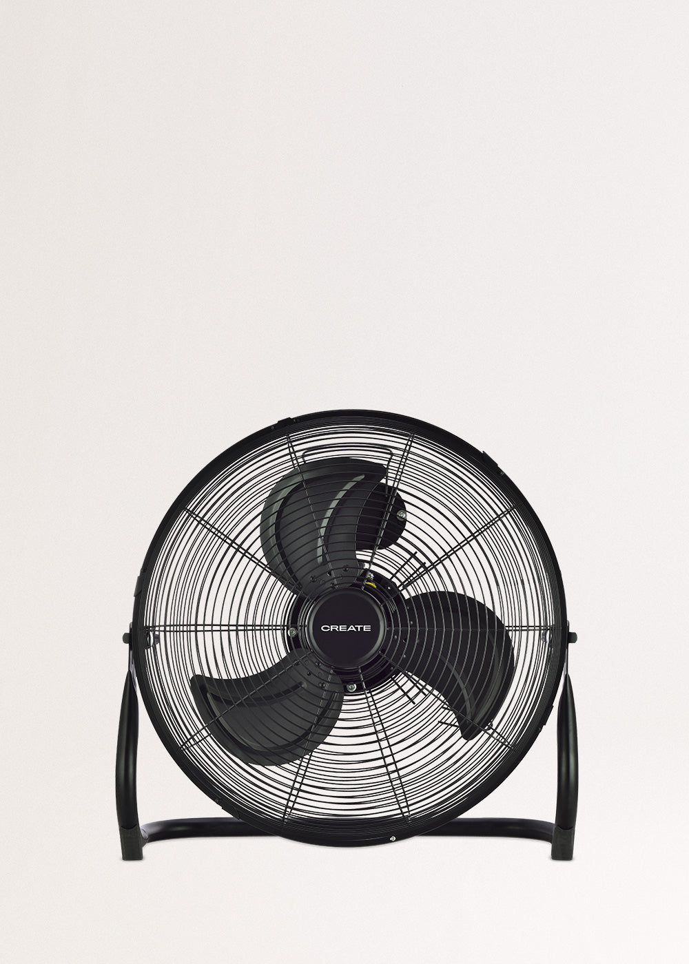 Air Floor Retro - Ventilador de Piso Industrial - 16" - Negro