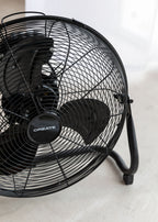 Air Floor Retro - Ventilador de Piso Industrial - 16" - Negro