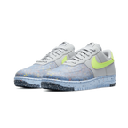 Nike - Air Force 1 Low Crater Pure Platinum Barely Volt - Vert