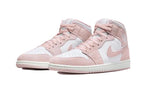 Air Jordan - Air Jordan 1 Mid Pink Suede - Negro