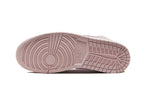 Air Jordan - Air Jordan 1 Mid Pink Suede - Negro
