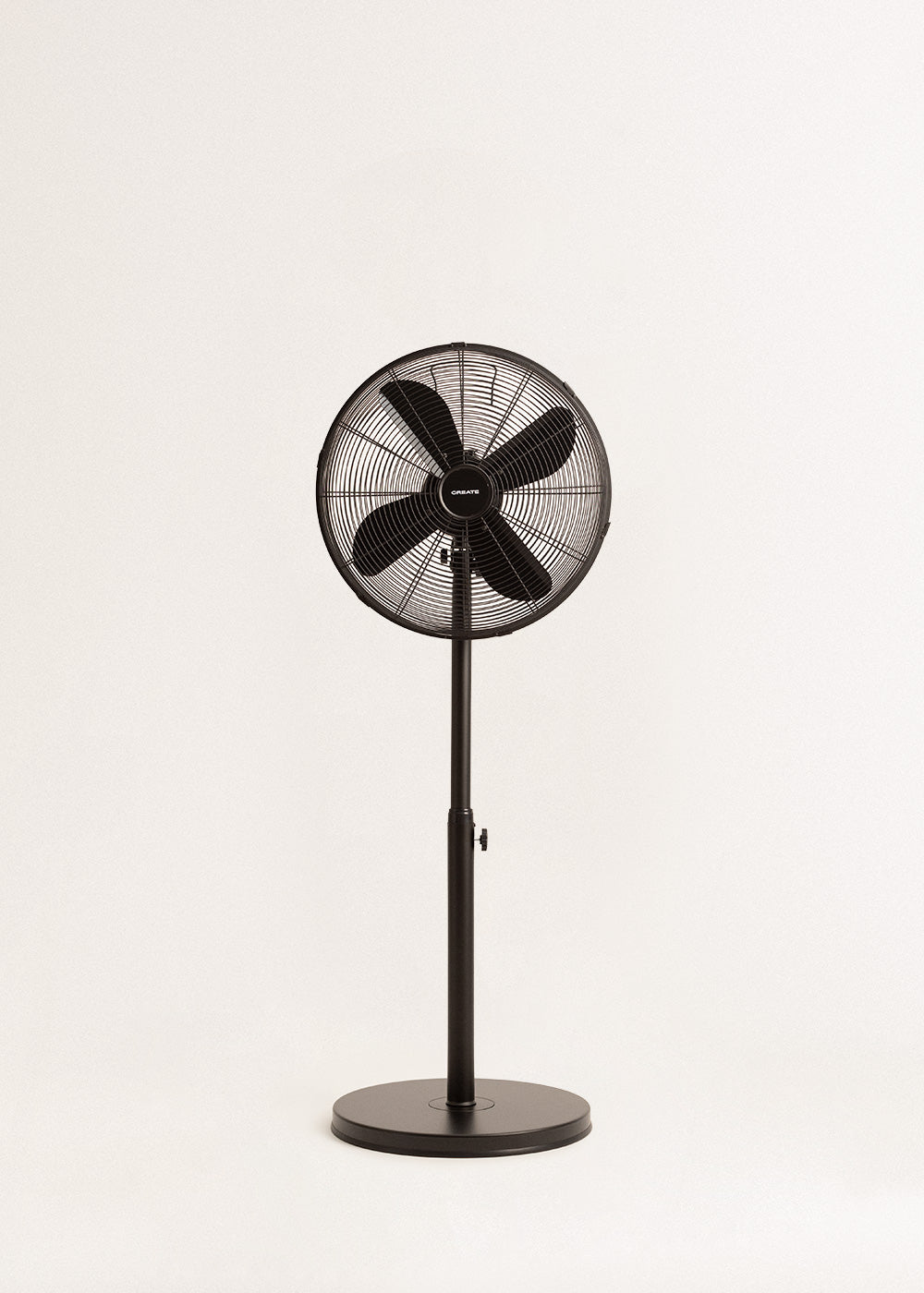 Air Stand Easy - 50W Oscillating Pedestal Fan - Matte Black