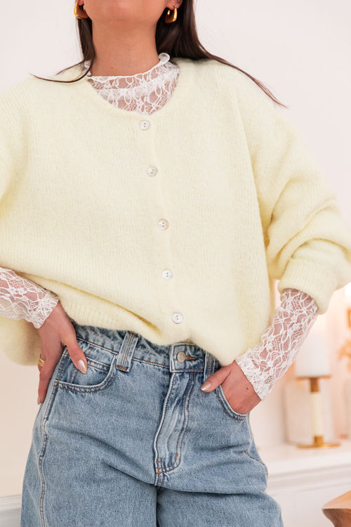 ALI Powder Yellow - Wool Vest