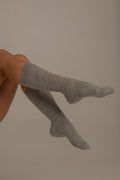 Alpaca Wool Socks Pearl Grey