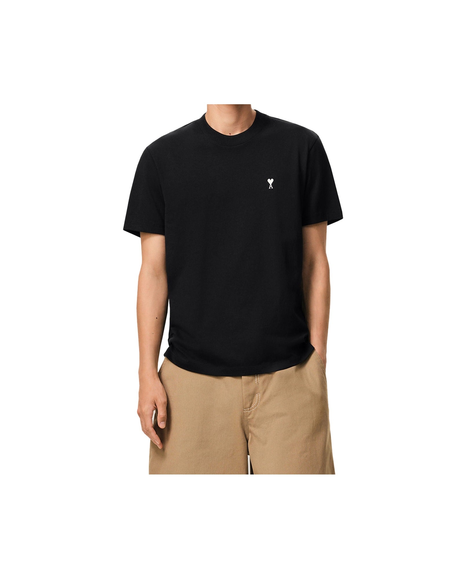Ami Paris - Ami De Coeur T-Shirt – Black White
