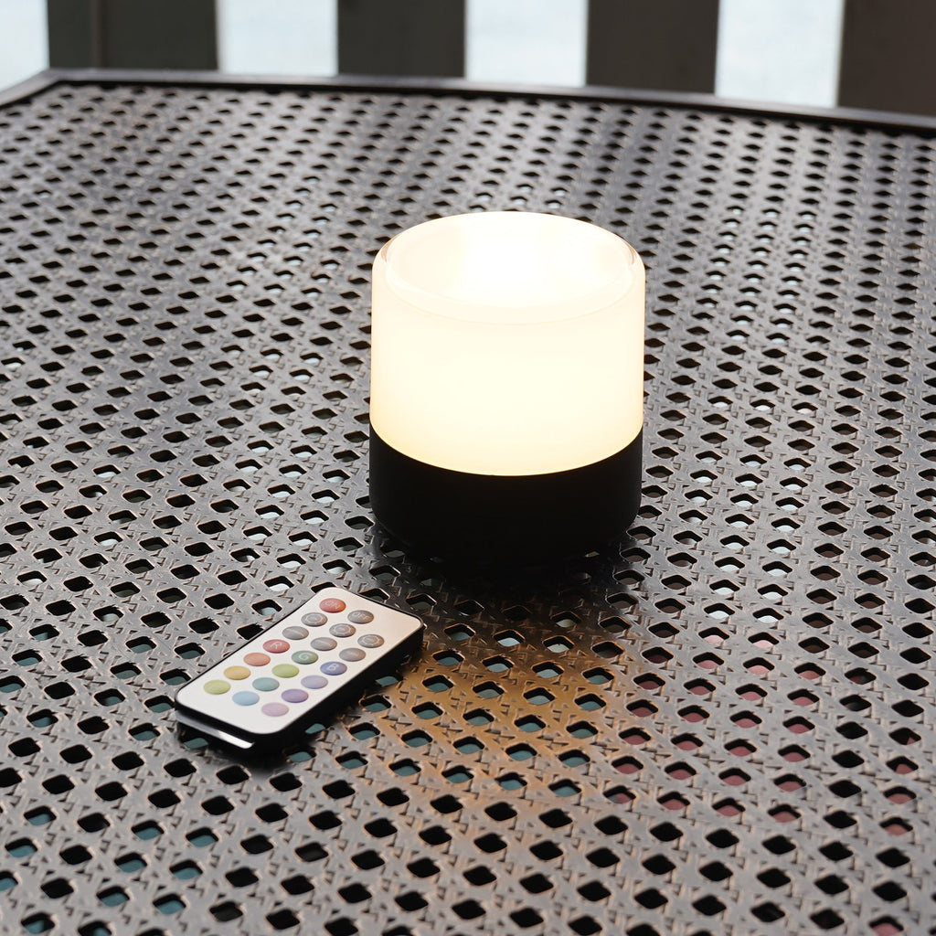 Bolo - Lampe De Table Sans Fil - Acier - Noir