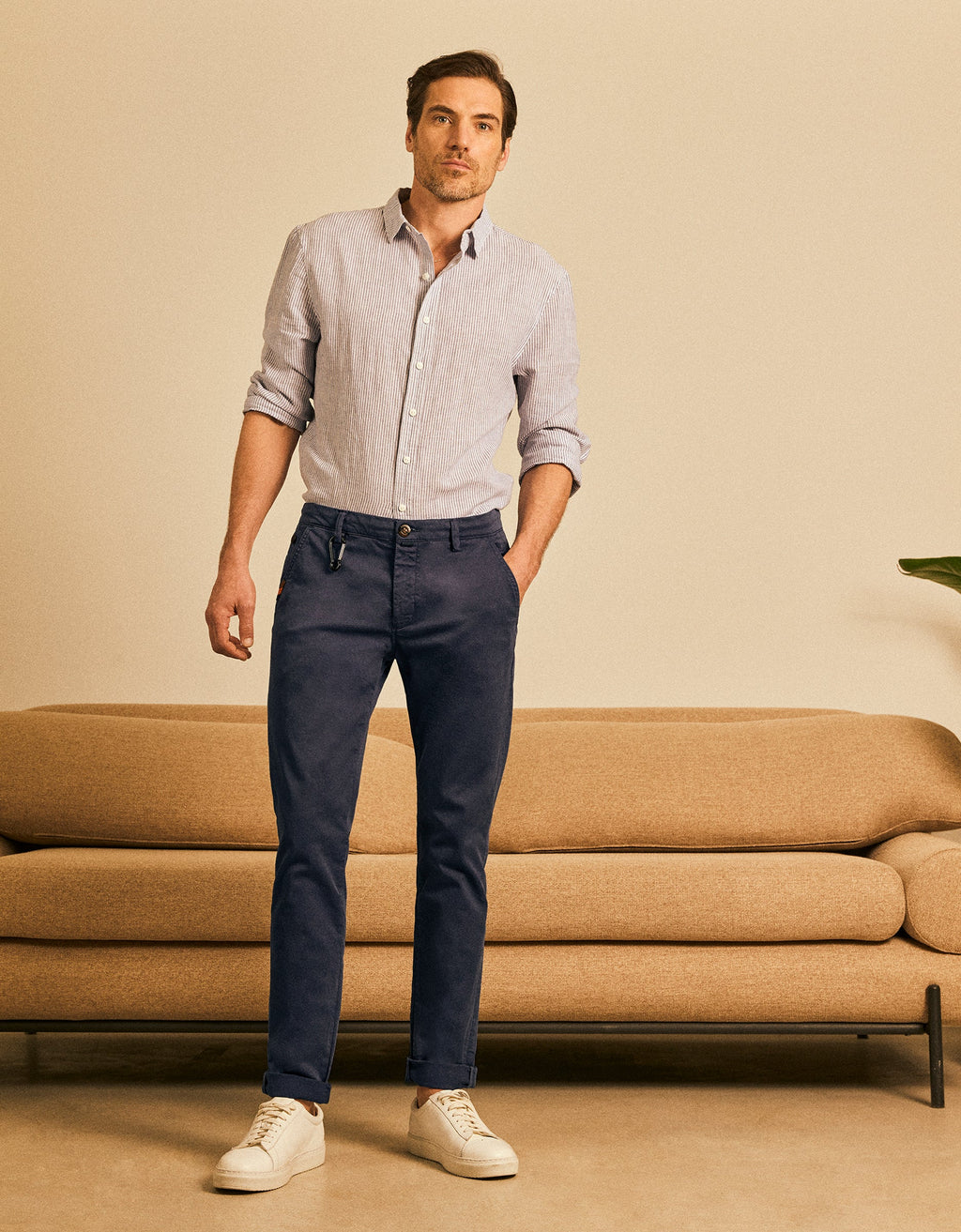 Pantalon Chino Antoine - Navy - Homme
