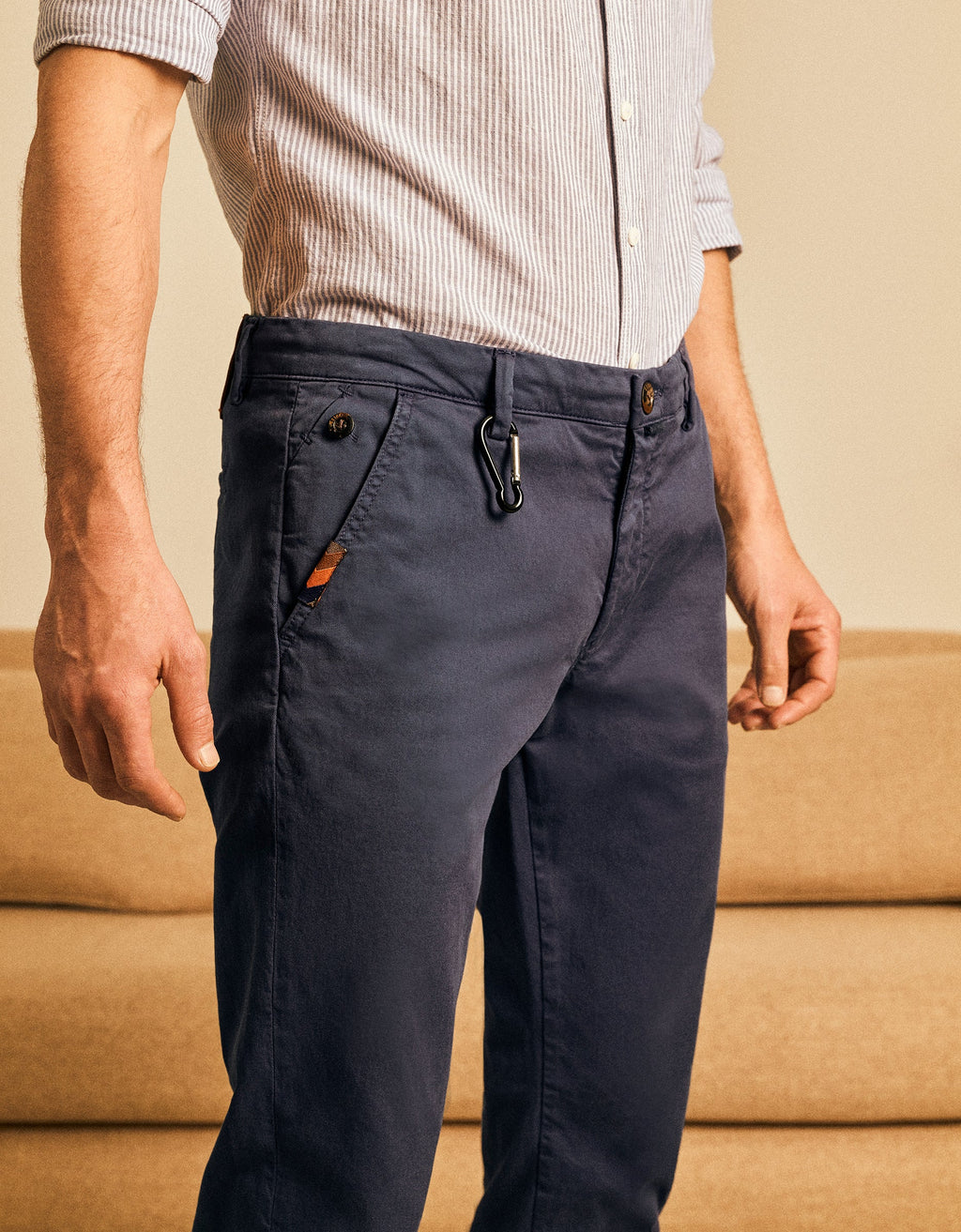 Pantalon Chino Antoine - Navy - Homme