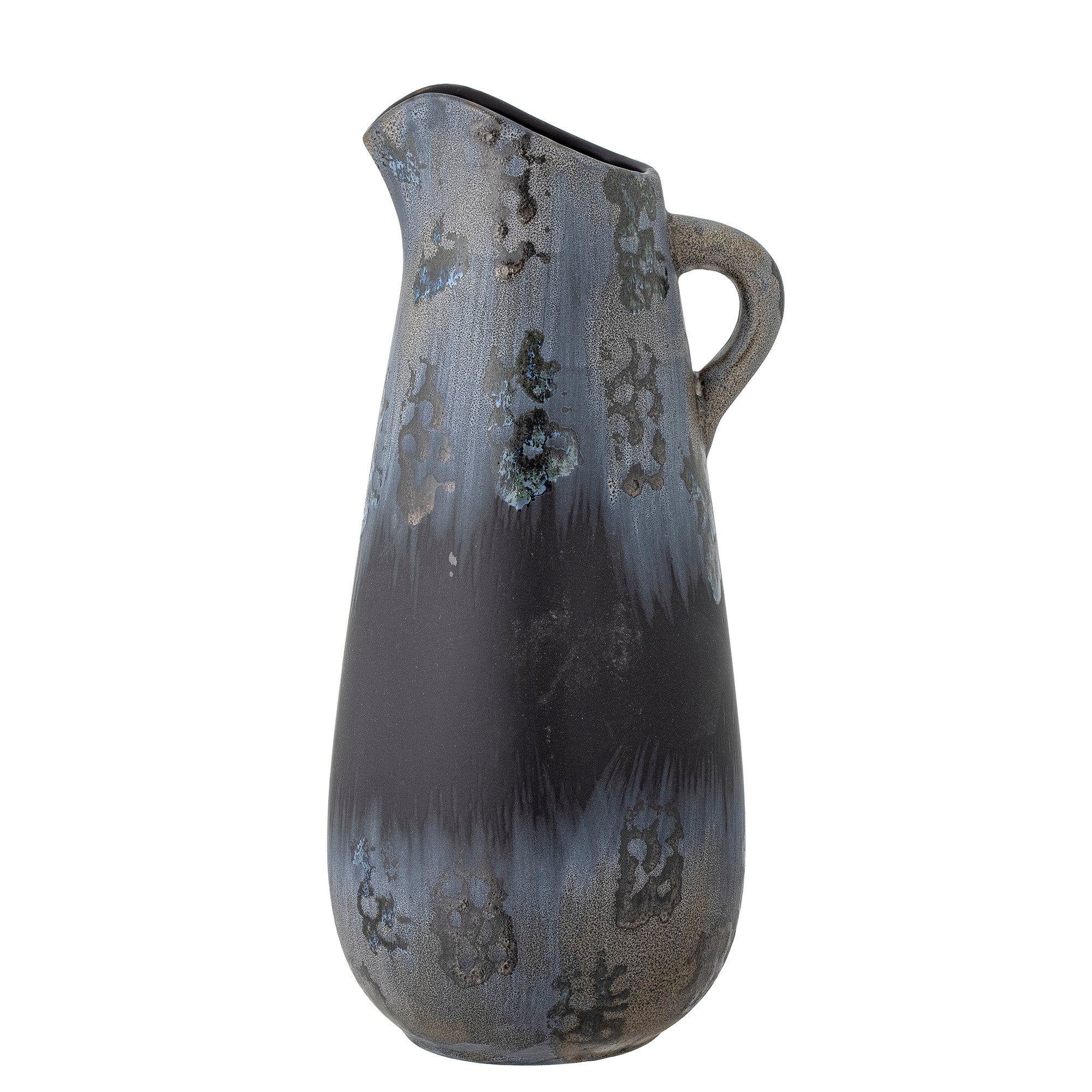 Khumo - Set of 2 Vases - Black - Stoneware