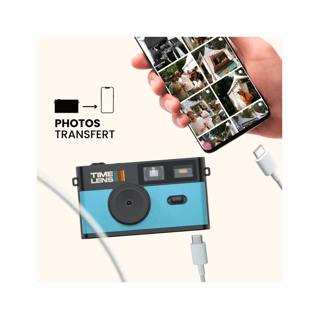 TimeLens® Turquoise Blue Camera - TIME LENS - TL0101 - 
