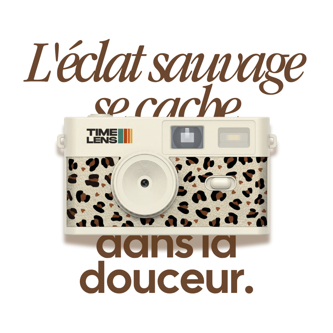 TimeLens® Cream Leopard Camera - TIME LENS - TL0118 - 