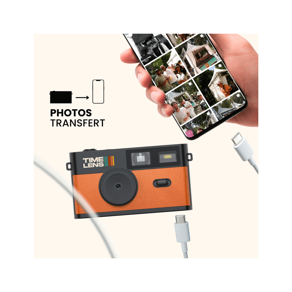 Cámara TimeLens® Naranja - TIME LENS - TL0101 - 