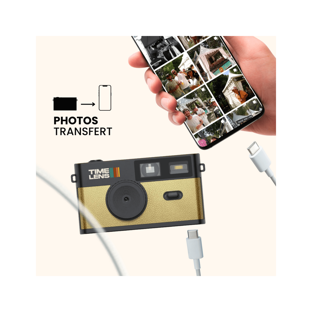 Appareil photo TimeLens® POP EDITION 80's - TIME LENS - Pop Gold