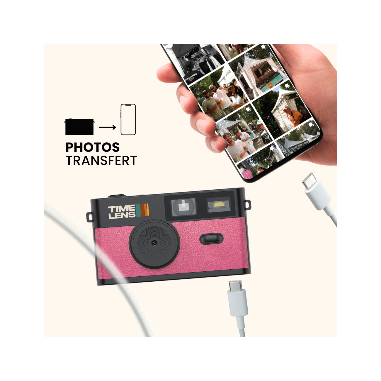 TimeLens® Pink Camera - TIME LENS - TL0101 - 