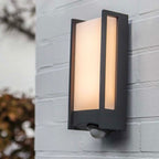 Qubo Grey Sensor - Aplique de Pared - Aluminio - Dark Grey