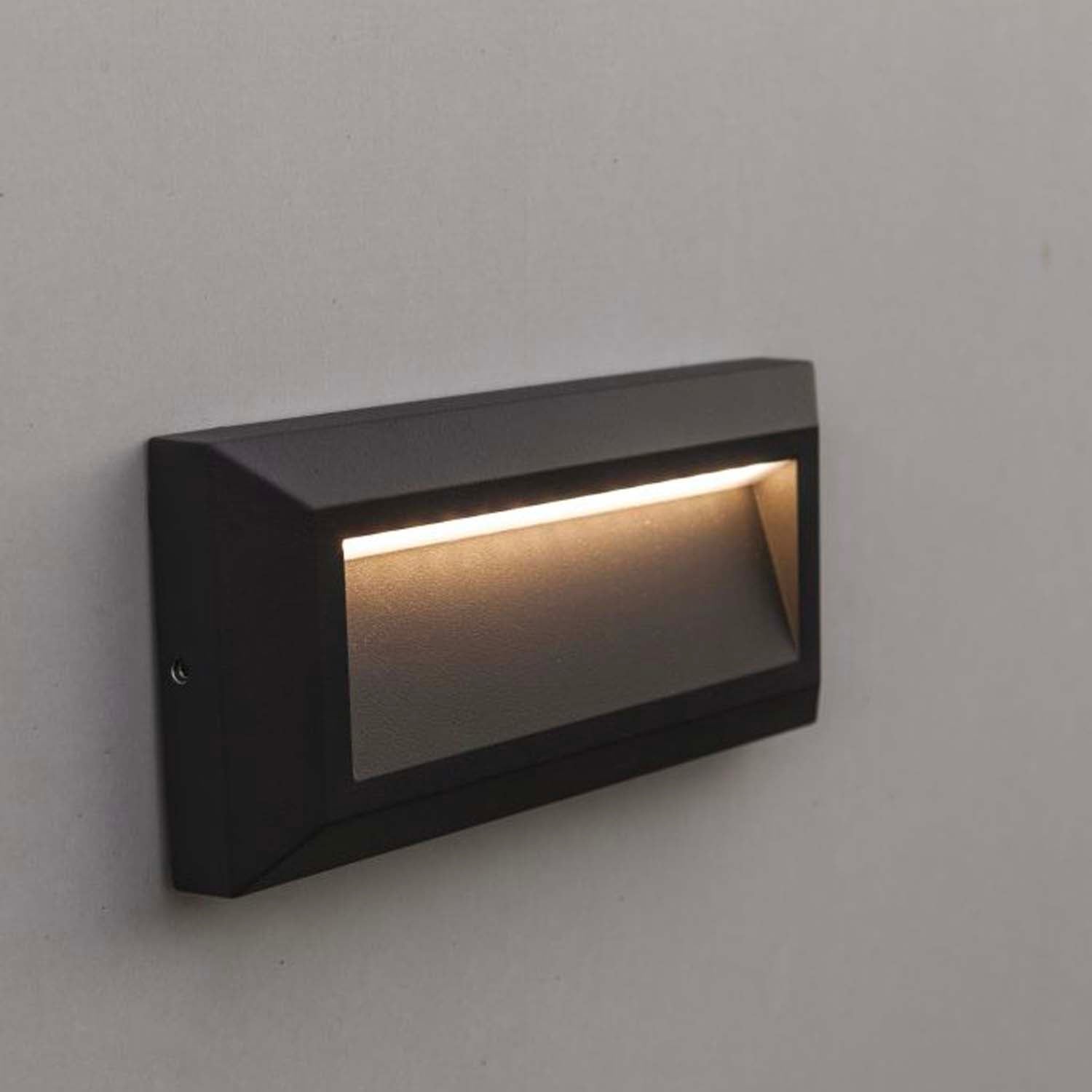 Helena Grey - Mains Wall Light - Aluminium - Dark Grey