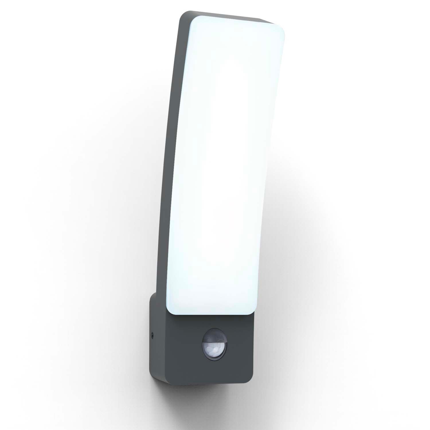 Kira Grey Sensor - Aplique de Red Eléctrica - Aluminio - Dark Grey