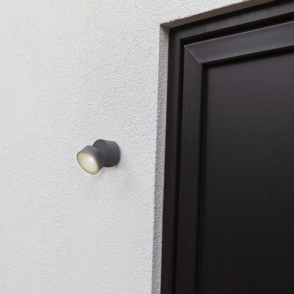 Trumpet - Mains-Powered Wall Light - Aluminium - Dark Grey