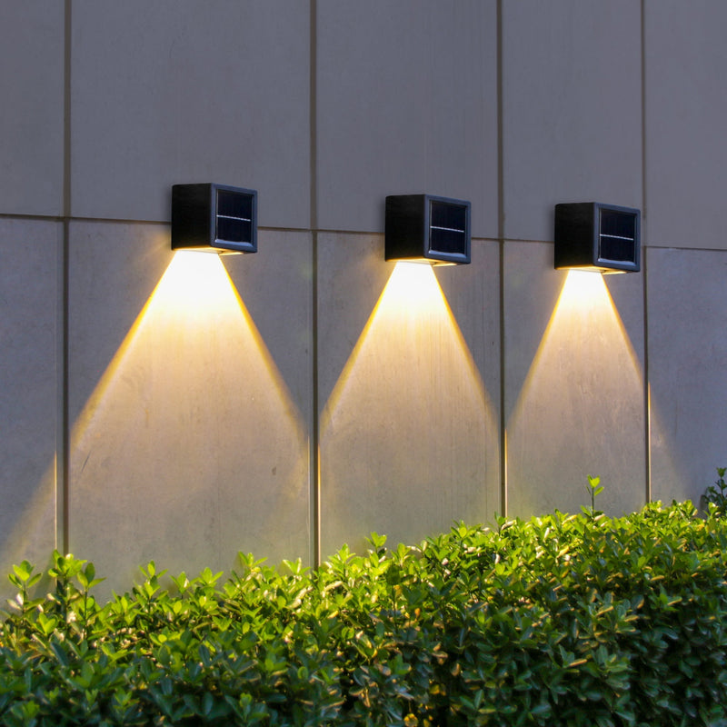 Daxy - Solar Wall Lamp - Plastic - Black