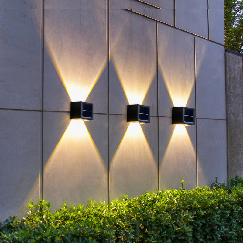Daxy - Solar Wall Lamp - Plastic - Black