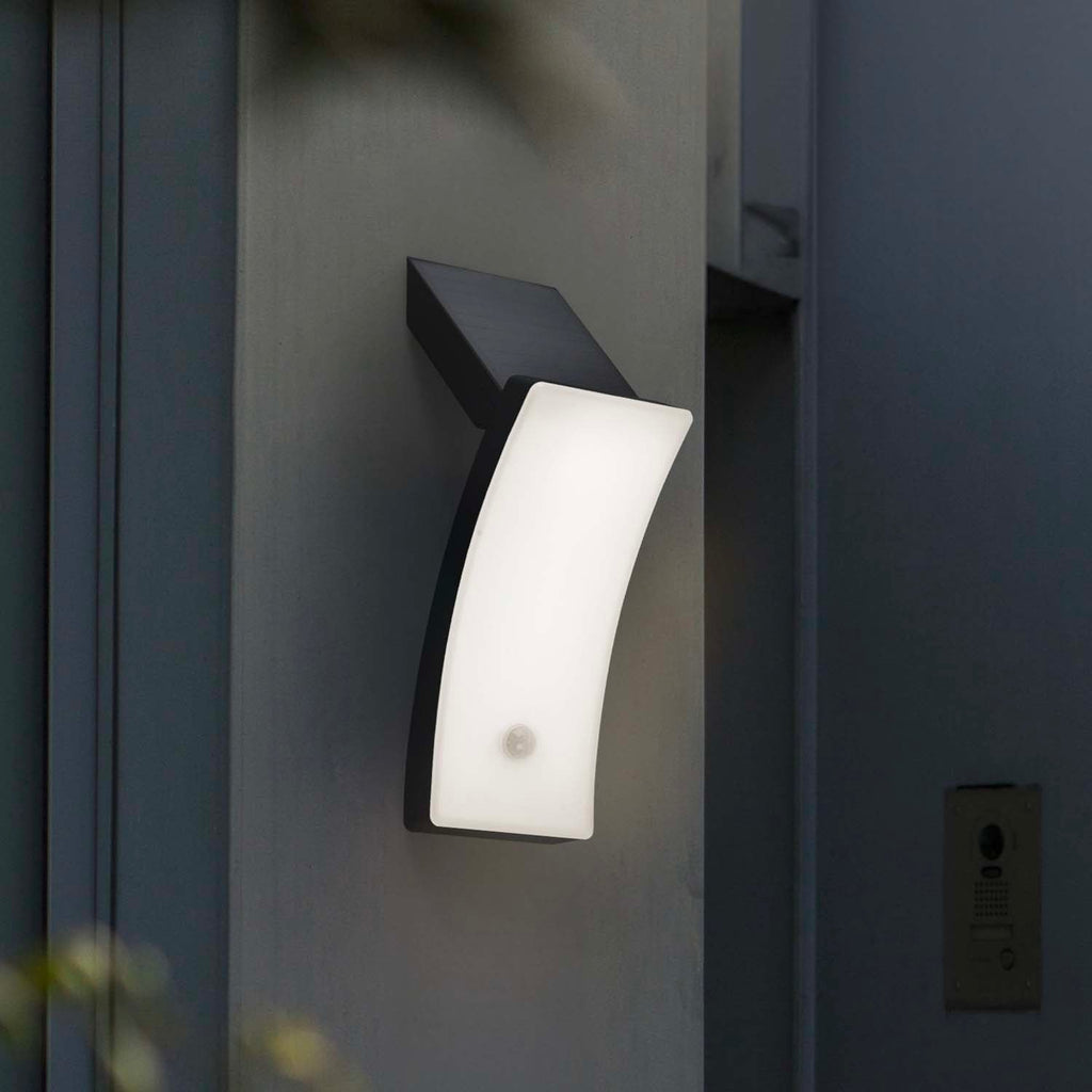 Kira - Mains-Powered Wall Light - Synthetic - Dark Grey