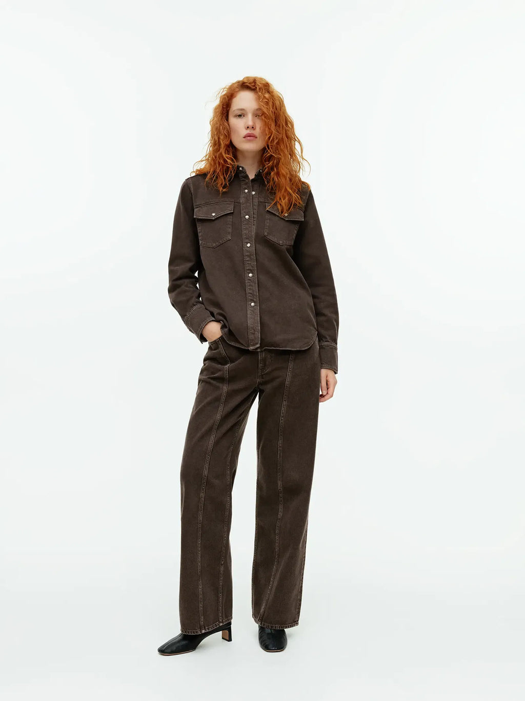 Camicia Hippa - Marrone