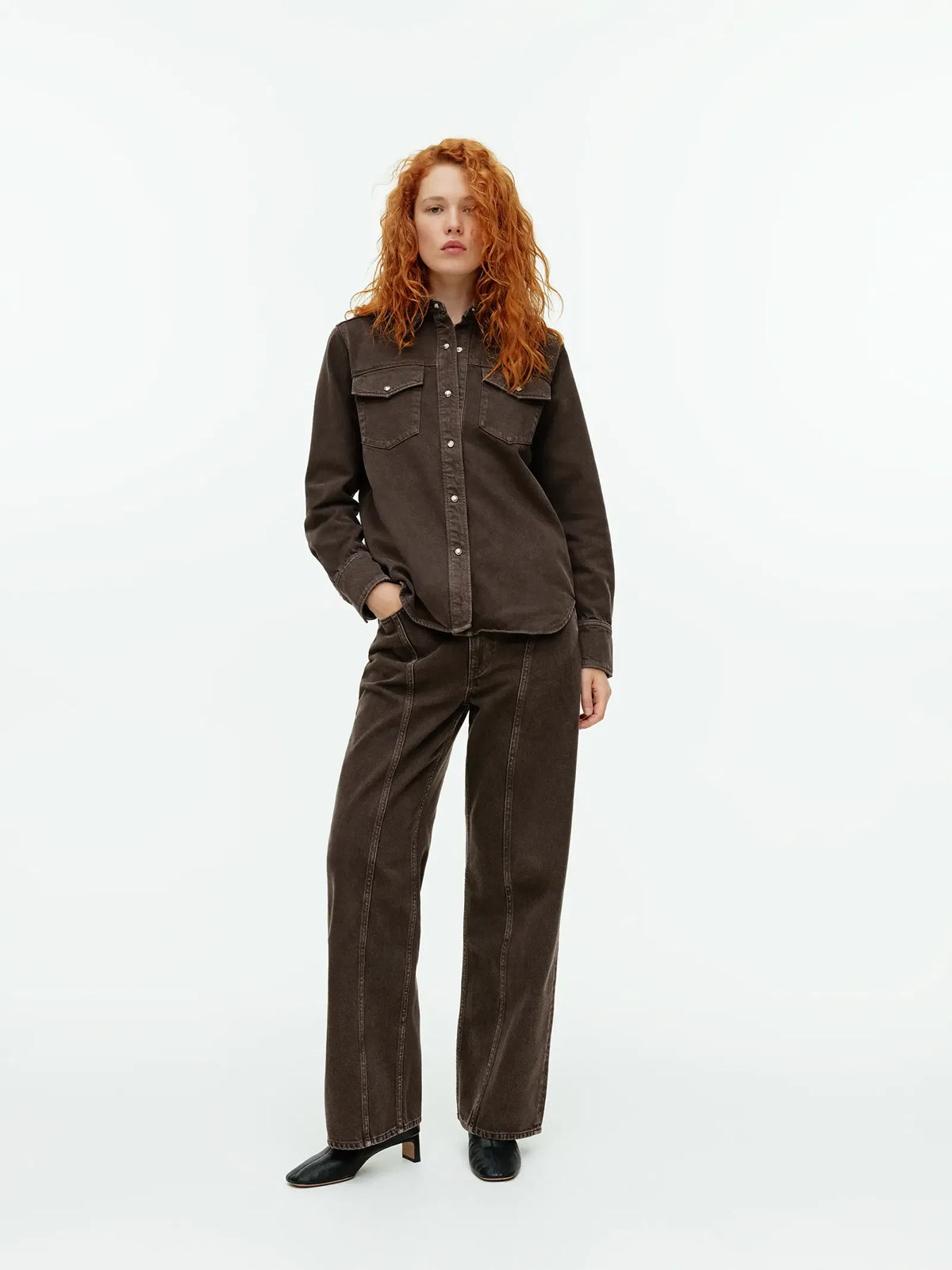 Camicia Hippa - Marrone