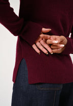 Roll-Neck Jumper - Fornet - Red
