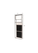 Langres M - Miroir - Fer - Noir