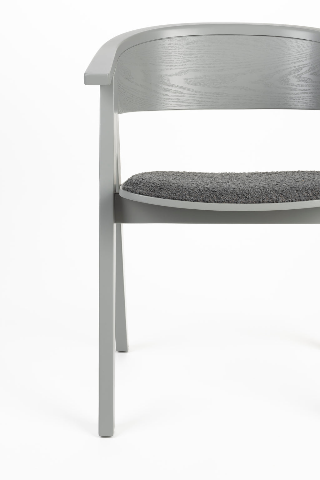 Ndsm - Fauteuil De Salle À Manger - Frêne massif - Gris