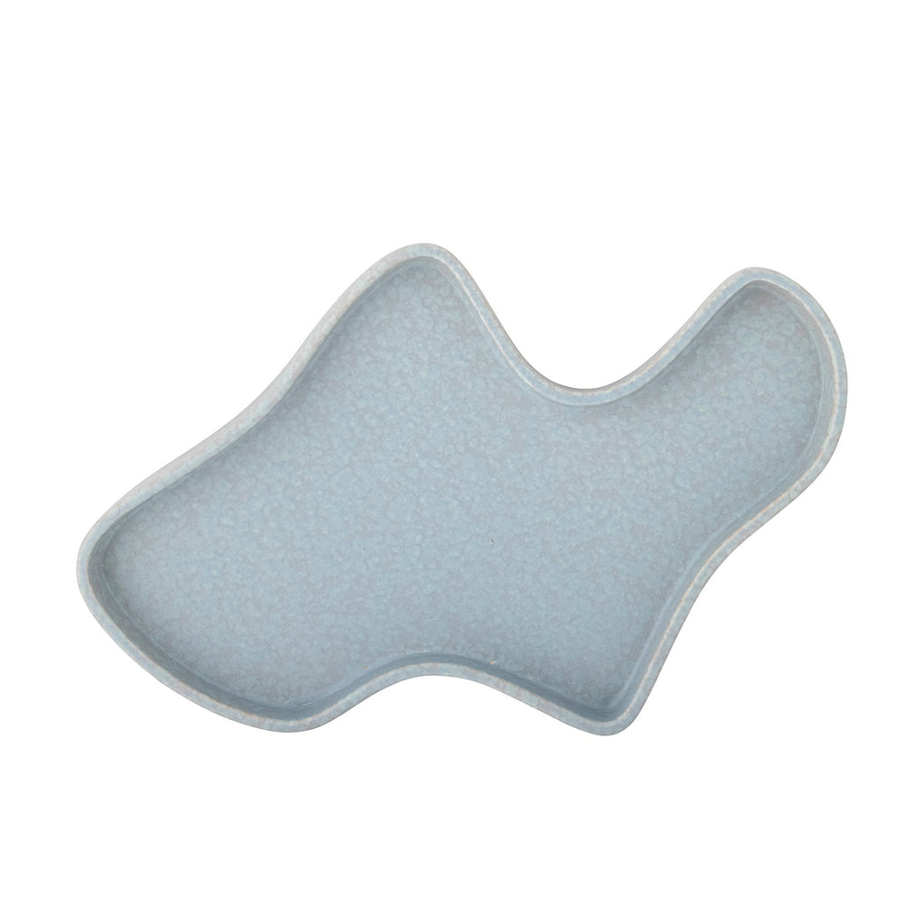 Lakey - Set of 4 Trays - Blue - Stoneware