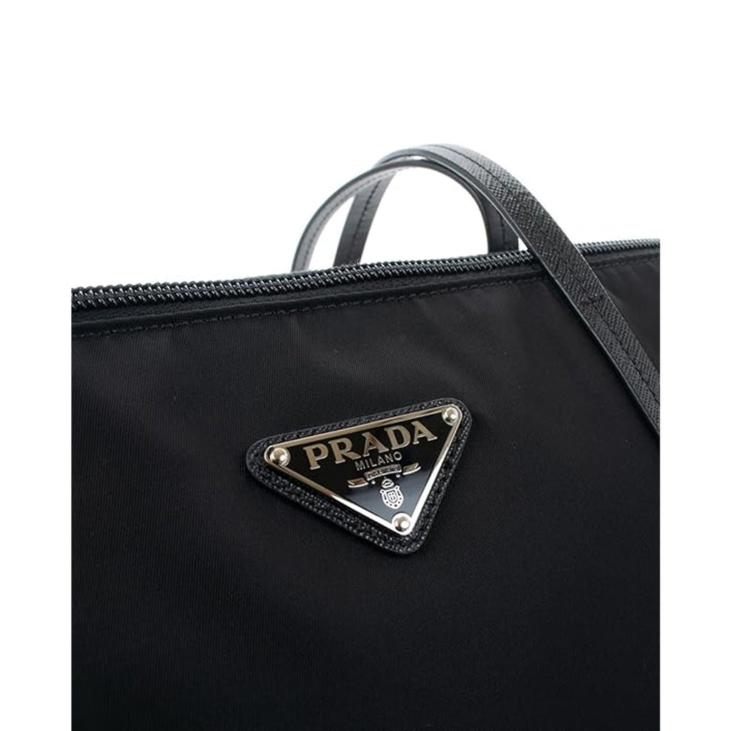 Prada - Bolso tote Pattina de nailon - Mujeres - Negro