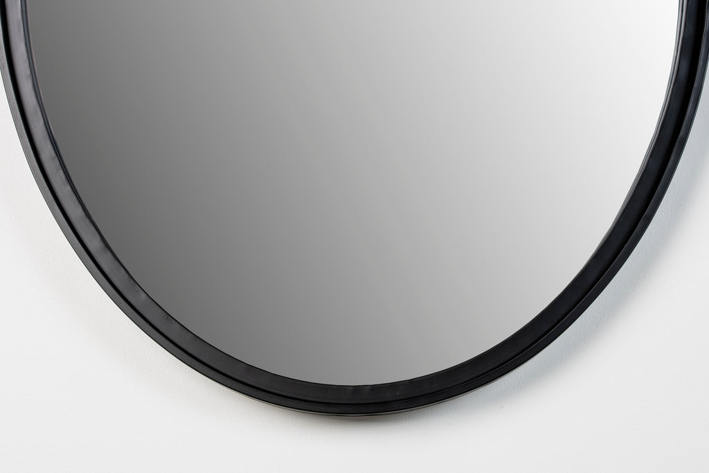 Matz Ovale L - Mirror - Iron - Black