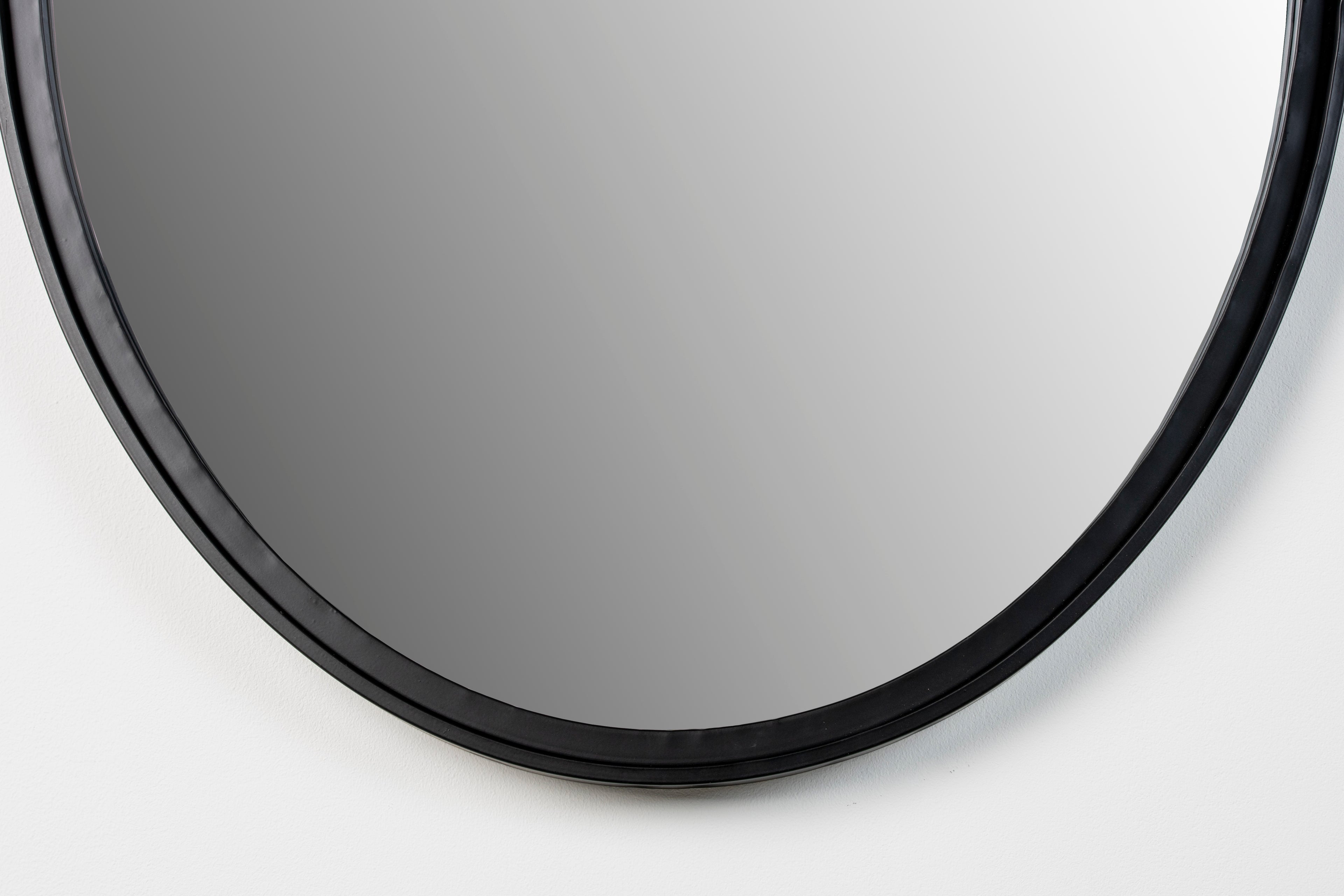 Matz Ovale L - Mirror - Iron - Black