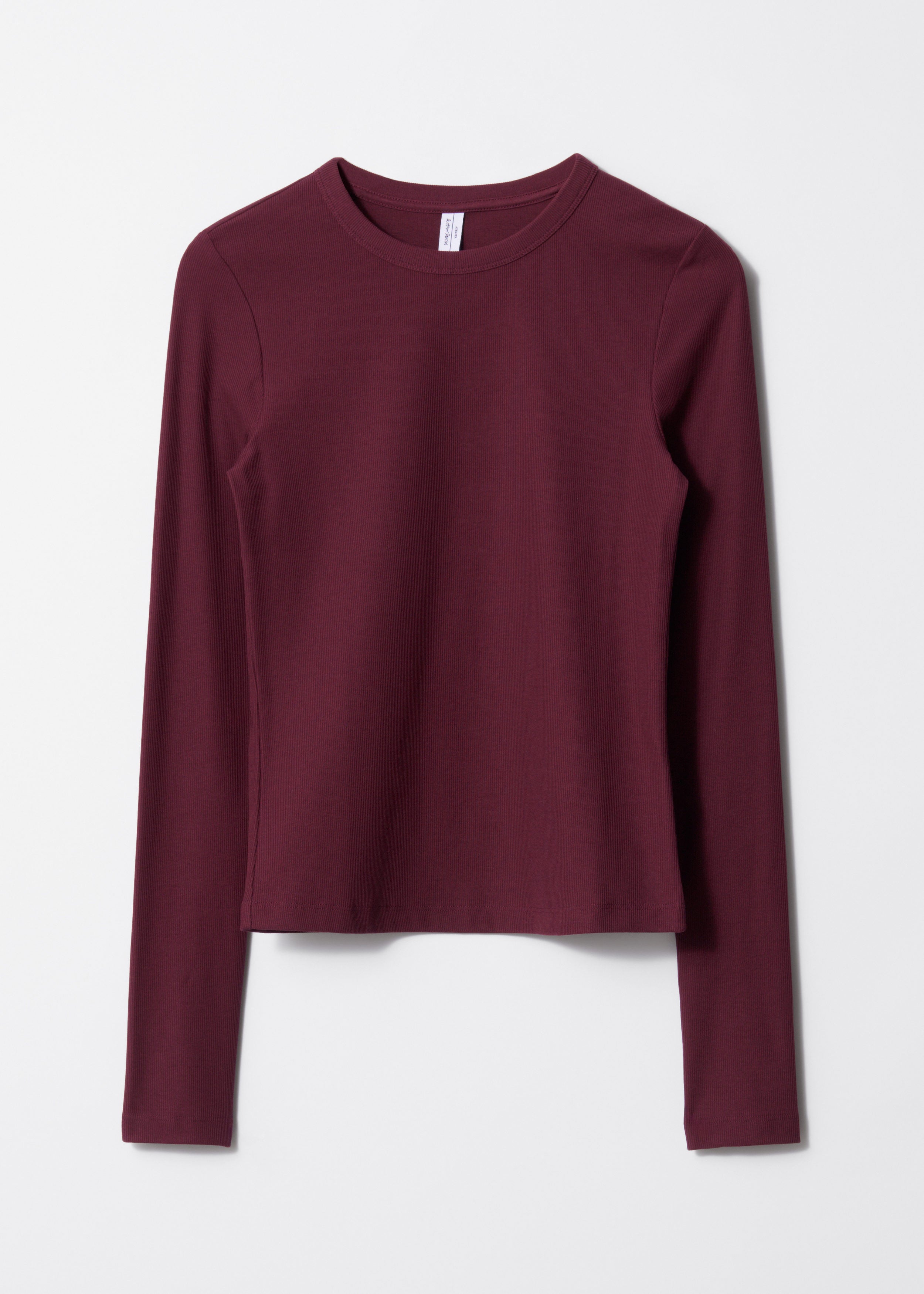Top Es Georgina Rib Top - Red - Women