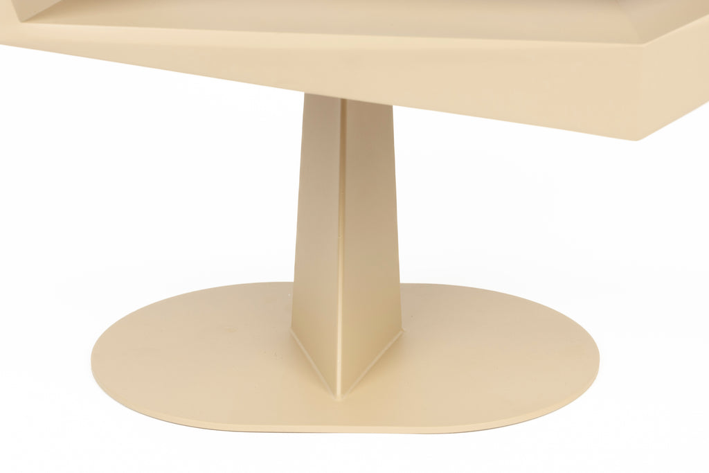 North - Table D'Appoint - Résine - Beige