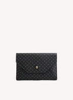 Trussardi - Black Monogram Clutch - Black - Women