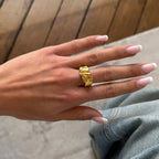 Bague Meteorite