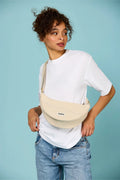 Halbmond-Gürteltasche Andrea – Jute