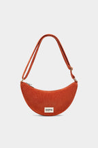 Gürteltasche Andrea - Cordsamt Ziegelrot