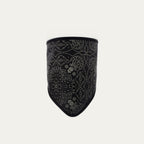 Bandana Cuir Nappa Noir Imprimé Bandana