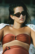 Bandeau Swimwear Top Belair - Brown