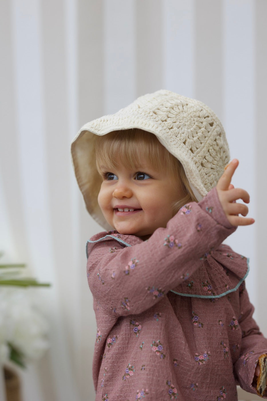 Pelele Castille Rosa Viejo - Bebé niña