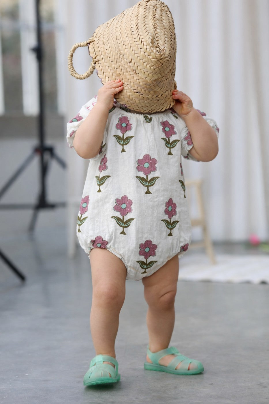 Pelele Maxi Flores Iris - Bebé niña