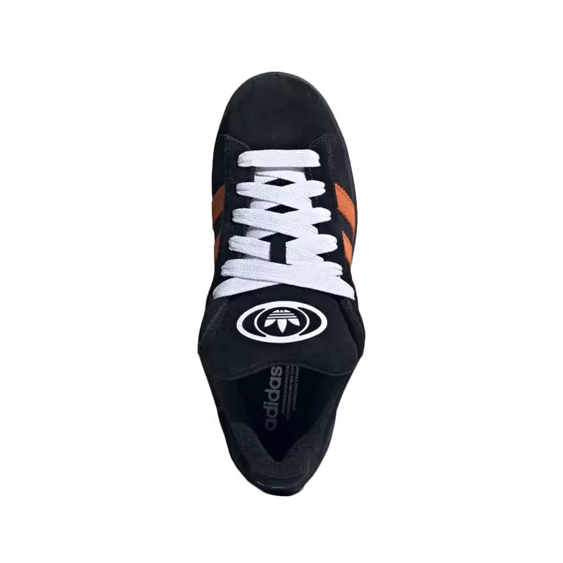 Adidas Originals Campus 00S Sneakers - Black, Orange, White.