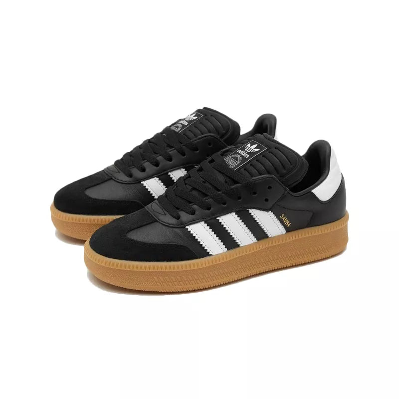 Baskets Originals Samba Xlg Junior - Blanc, Noir, Marron.